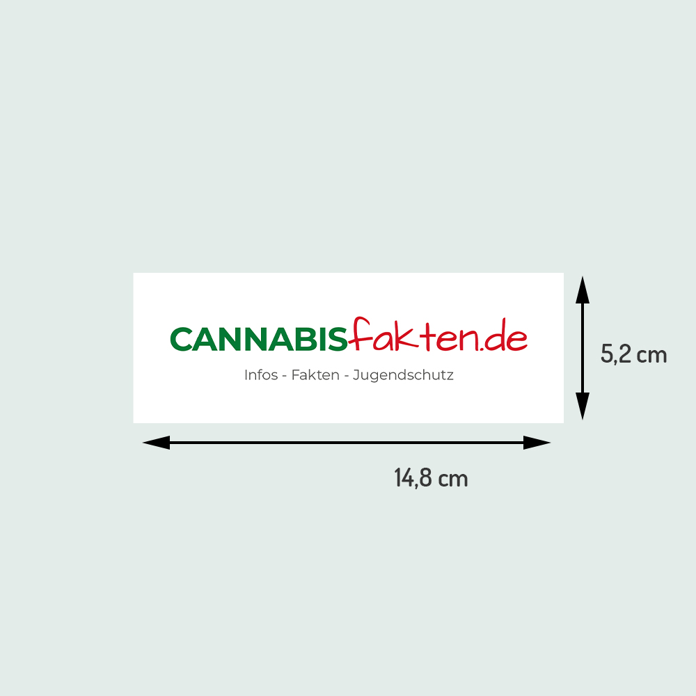 Aufkleber cannabisfakten.de