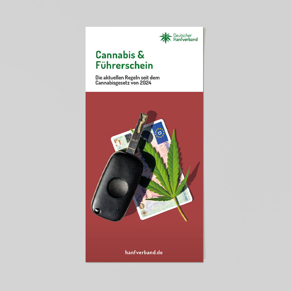 25 Flyer „Cannabis und Führerschein“